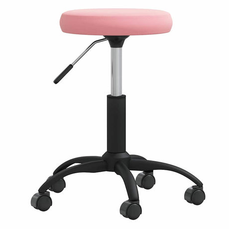 Vidaxl eetkamerstoel fluweel roze
