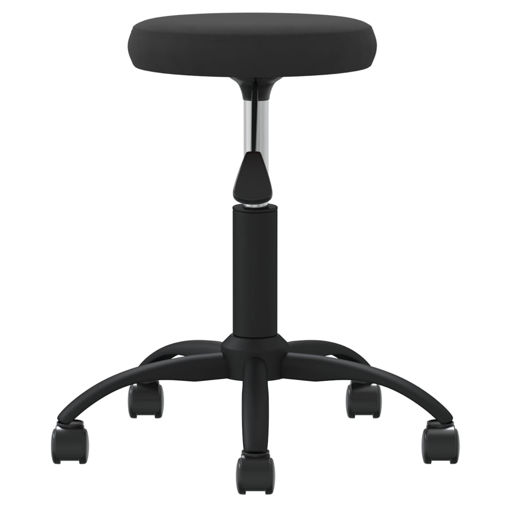 Vidaxl massagekruk fluweel zwart