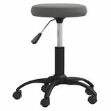 Vidaxl massagekruk fluweel donkergrijs