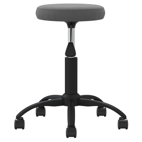 Vidaxl massagekruk fluweel donkergrijs