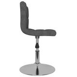 Vidaxl eetkamerstoelen 4 st draaibaar stof donkergrijs