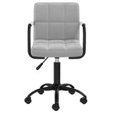 Vidaxl eetkamerstoelen draaibaar 4 st fluweel lichtgrijs