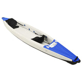 Vidaxl Kayak Inflatable 424x81x31 cm Polyester blue