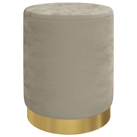 Vidaxl hocker met opbergruimte rond fluweel 31 x 37 cm donkergrijs