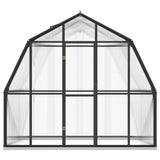 Vidaxl broeikas met basisframe 3,3 m² aluminium antracietkleurig