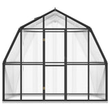 Vidaxl Treibhause mat Basisframe 3.3 M² ass Aluminium Anthhacite -Colored