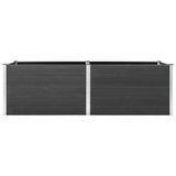 VidaXL Plantenbak verhoogd 200x50x91 cm HKC grijs