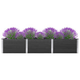 VidaXL Plantenbak verhoogd 300x100x54 cm HKC grijs