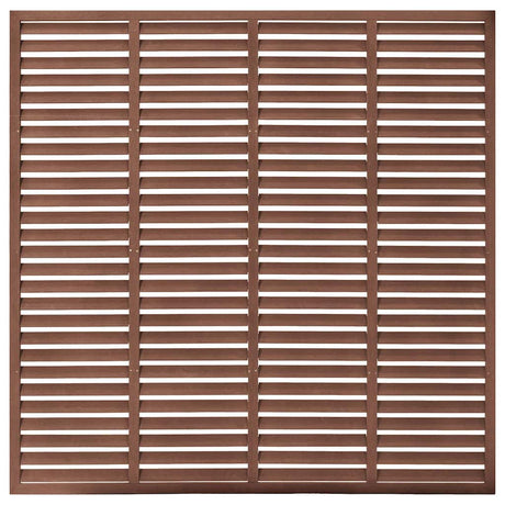 Vidaxl louvre schutting 180x180 cm hkc bruin