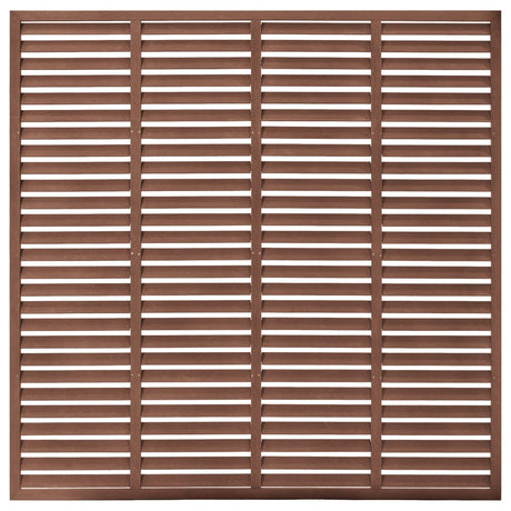 Vidaxl louvre schutting 180x180 cm hkc bruin