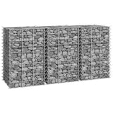 Vidaxl Gabion Planters 3 ST RÉPÉSENTATION 30X30X50 CM FER