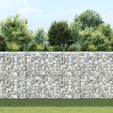 Vidaxl schanskorf plantenbakken 3 st verhoogd 30x30x100 cm ijzer