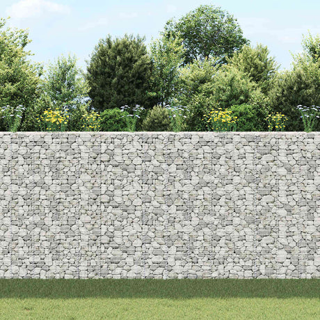 Vidaxl schanskorf plantenbakken 3 st verhoogd 30x30x200 cm ijzer