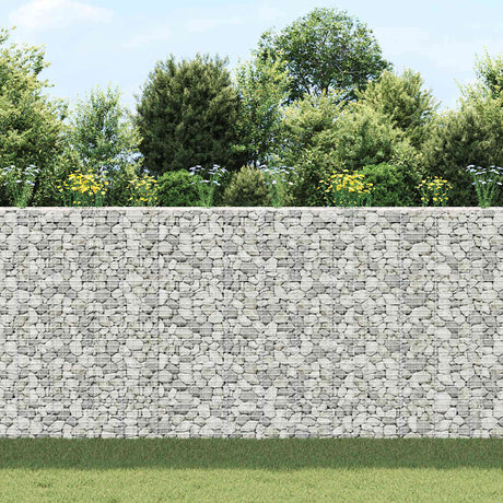 Vidaxl schanskorf plantenbakken 3 st verhoogd 30x30x200 cm ijzer