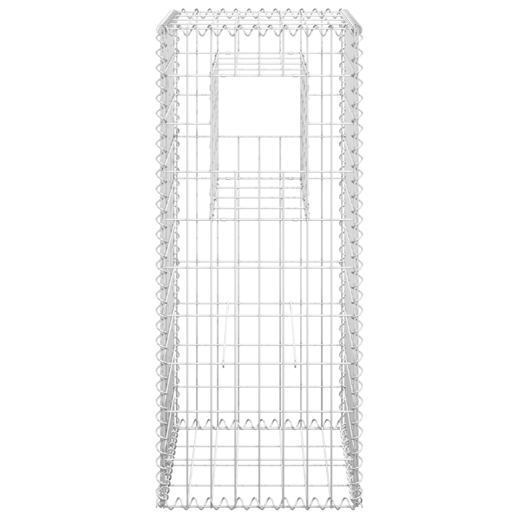 Vidaxl Schanskorf biegun 40x40x100 cm żelazo