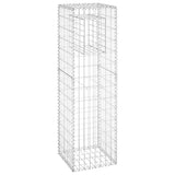 Vidaxl schanskorf palen 2 st 40x40x140 cm ijzer