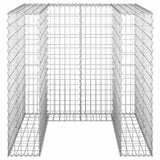 Vidaxl schanskorf voor container 110x100x110 cm gegalvaniseerd staal