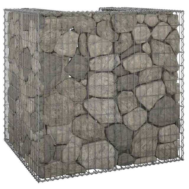 Vidaxl schanskorf voor container 110x100x110 cm gegalvaniseerd staal