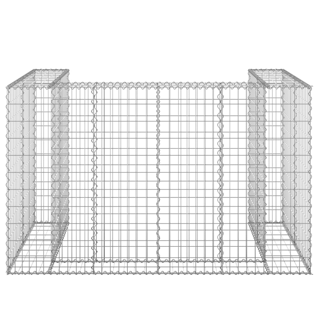 Vidaxl Schanskorf für Behälter 180x100x110 cm verzinkter Stahl