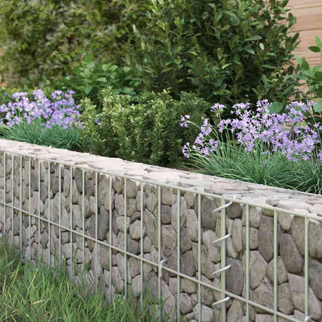Vidaxl gabion plantenbak verhoogd 100x100x20 cm gegalvaniseerd staal