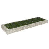 Vidaxl Gabion Planter Insented 300x100x20 cm galvanisert stål