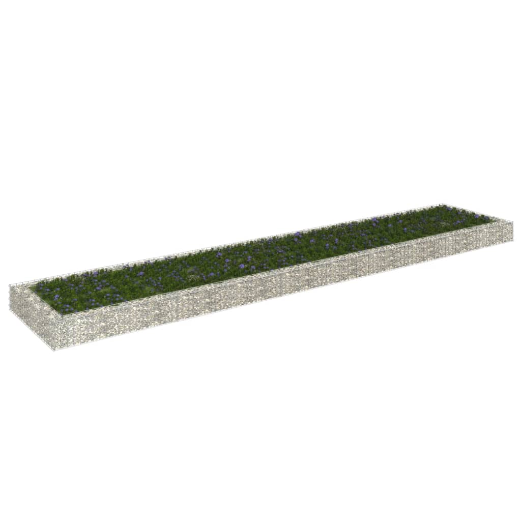 Vidaxl Gabion Fiorter ha raccolto acciaio zincato 500x100x20 cm