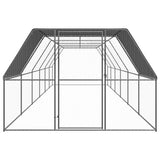 VidaXL Kippenhok 3x12x2 m gegalvaniseerd staal