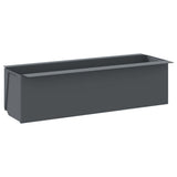 Vidaxl bloembakken voor europallets 12 st 36x13,5x9,5 cm pp grijs