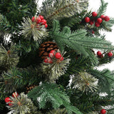 Vidaxl Christmas Tree s borovicovými kužely 150 cm PVC a PE Green