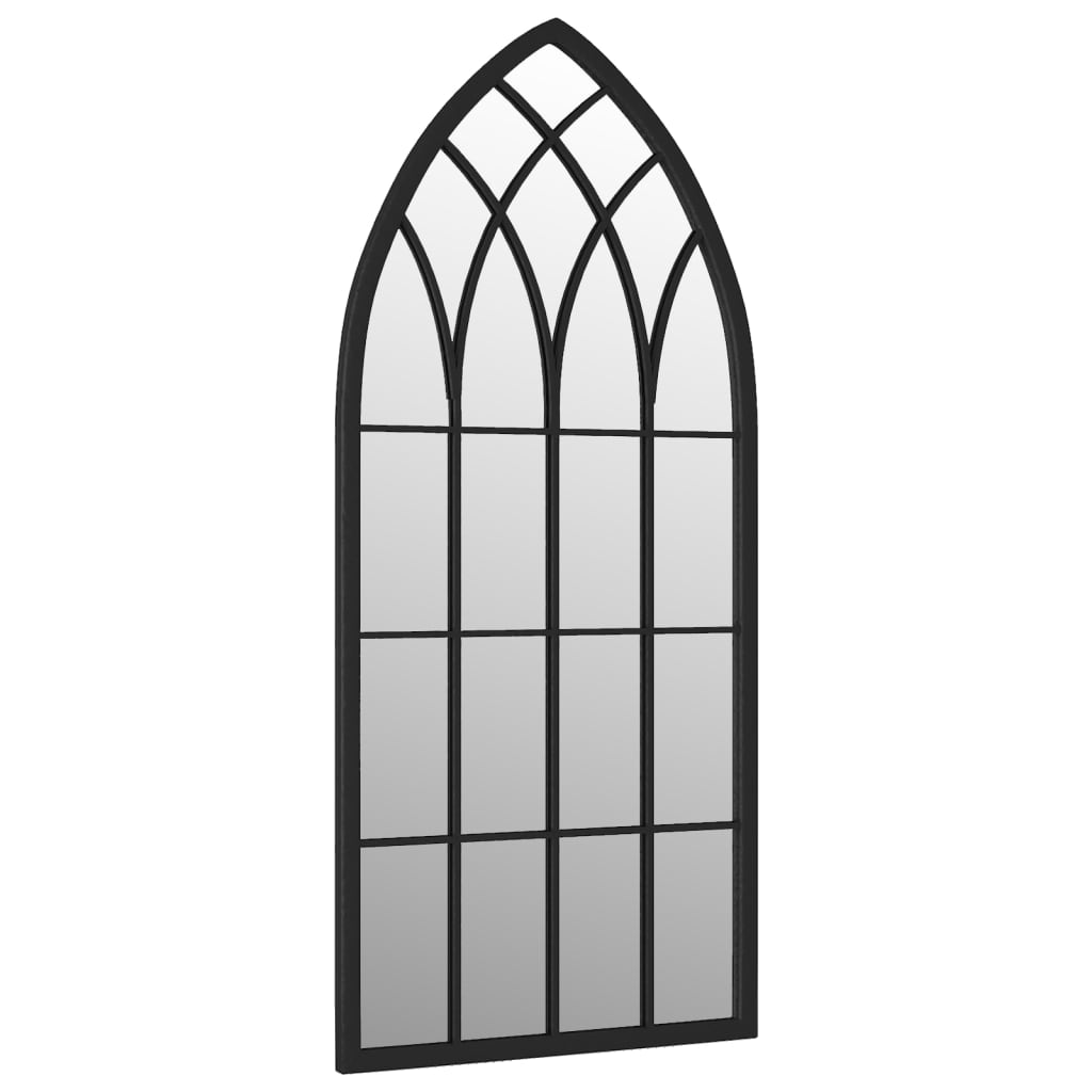 Vidaxl Garden Mirror 100x45 cm żelaza czarna