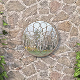 Vidaxl Garden Mirror około 40x3 cm żelaza