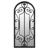 Vidaxl garden mirror 100x45 cm iron black