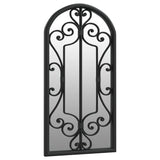 Vidaxl garden mirror 70x30 cm iron black