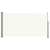 Vidaxl tuinscherm uittrekbaar 160x300 cm crèmekleurig