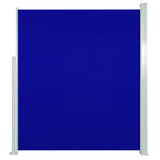 Vidaxl tuinscherm uittrekbaar 160x300 cm blauw