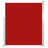 Vidaxl tuinscherm uittrekbaar 160x300 cm rood