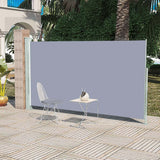 Pantalla de jardín Vidaxl extensible 160x300 cm de gris