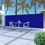 VidaXL Garden screen Extendable 160x500 cm blue