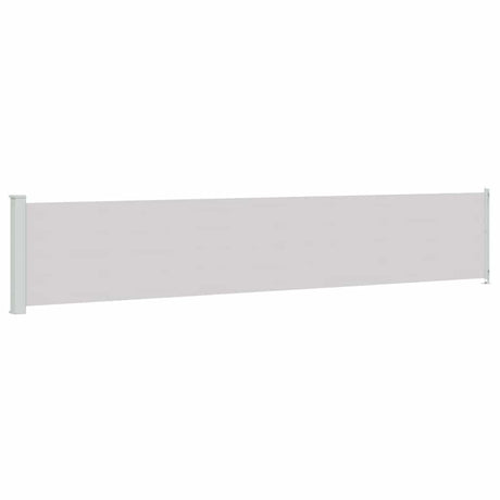 Vidaxl tuinscherm uittrekbaar 117x614 cm grijs