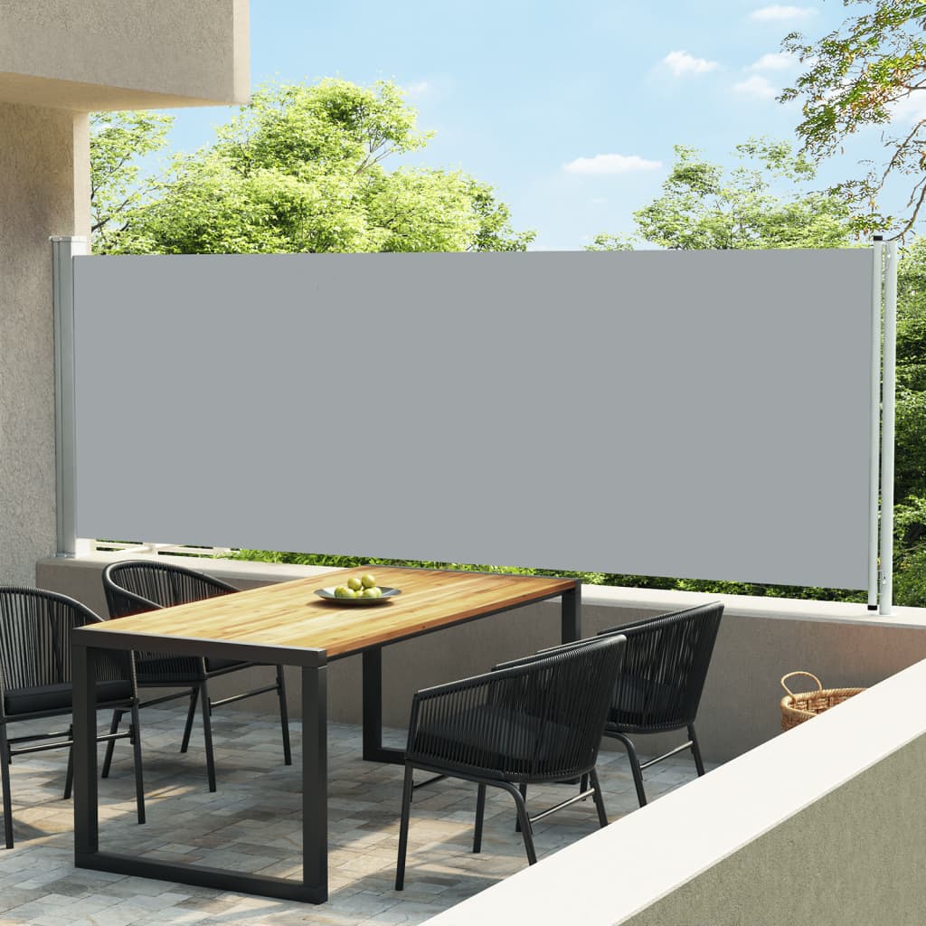 Vidaxl Garden Screen rozšiřitelná 160x600 cm šedá