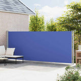 Vidaxl tuinscherm uittrekbaar 180x600 cm blauw