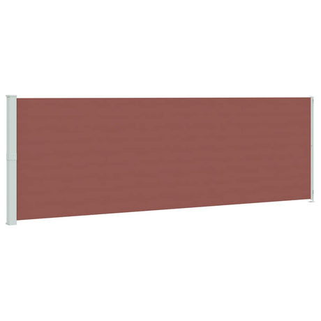 Vidaxl tuinscherm uittrekbaar 200x614 cm bruin