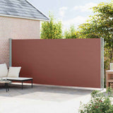 Vidaxl tuinscherm uittrekbaar 200x614 cm bruin