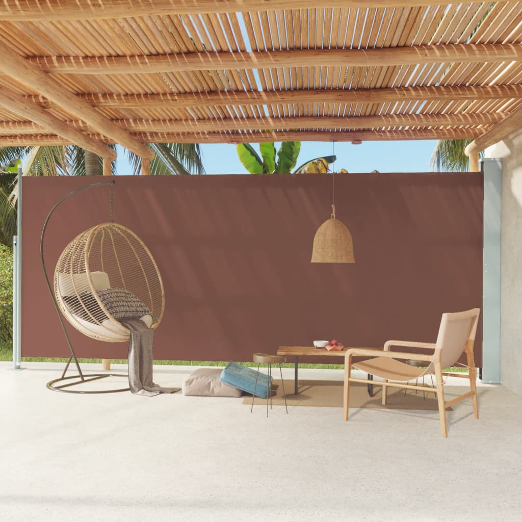 VidaXL Garden screen Extendable 220x600 cm brown