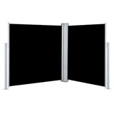 Pare-brise Vidaxl extensible 140x600 cm noir