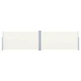 Vidaxl windscherm uittrekbaar 160x600 cm crèmekleurig