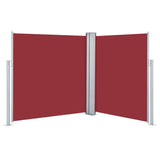 Pare-brise Vidaxl extensible 160x600 cm rouge