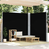 Vidaxl windscherm uittrekbaar 200x600 cm zwart