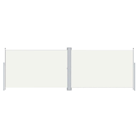 Vidaxl windscherm uittrekbaar 200x600 cm crèmekleurig