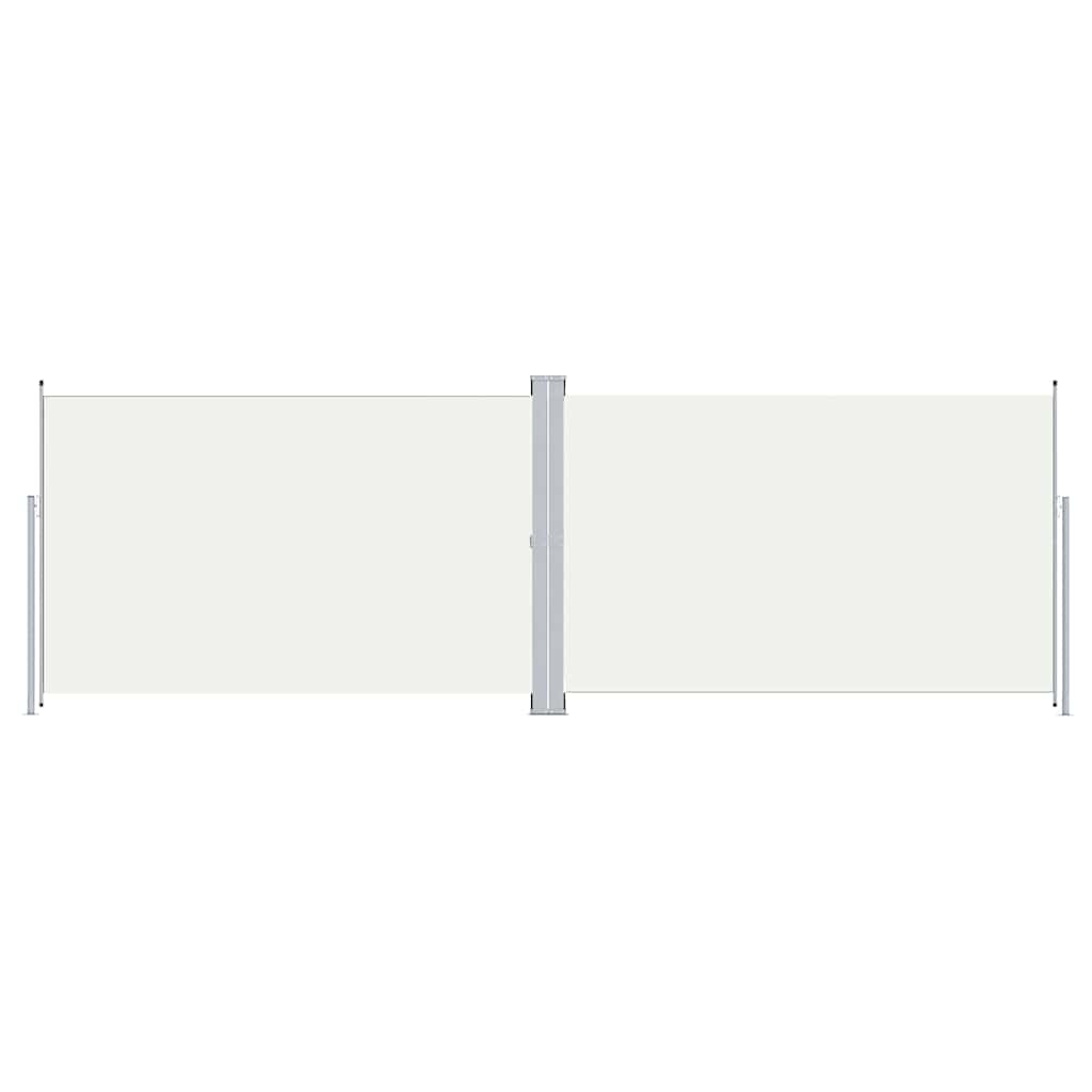 Vidaxl windscherm uittrekbaar 200x600 cm crèmekleurig